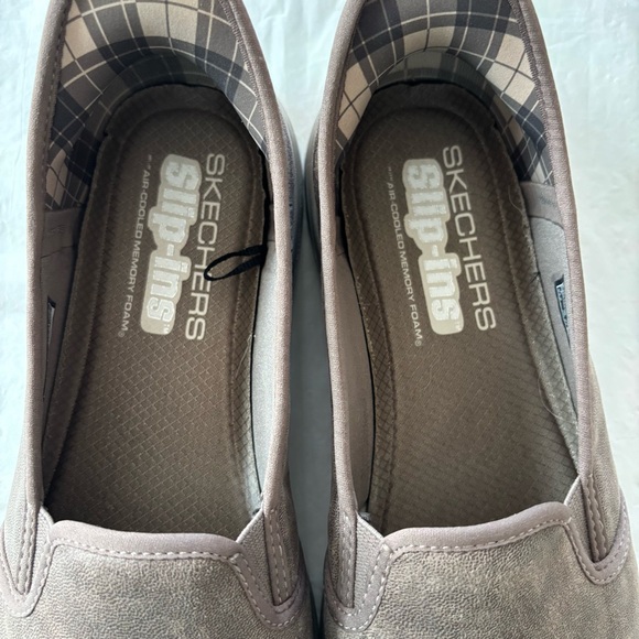 Skechers Slip-Ins On-the-GO Flex - Captivating Brown Suede Like SZ 9.5 Worn 1X - Picture 9 of 13